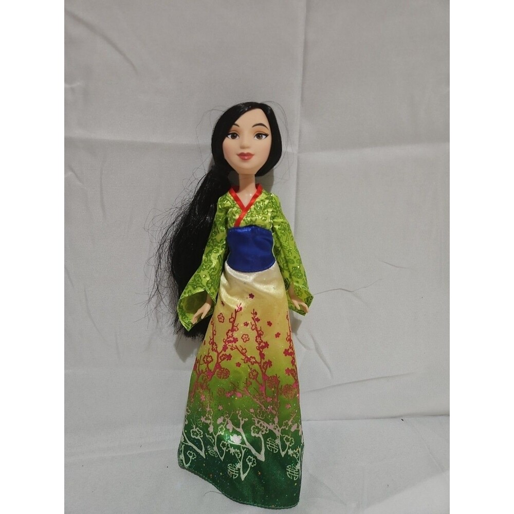 Disney Princess MULAN Royal Shimmer Doll Green Sparkle Dress Hasbro 10”